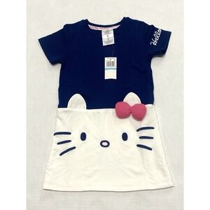 Hello Kitty Toddler Girls Short Sleeve Shift Dress. NWT. Size 5